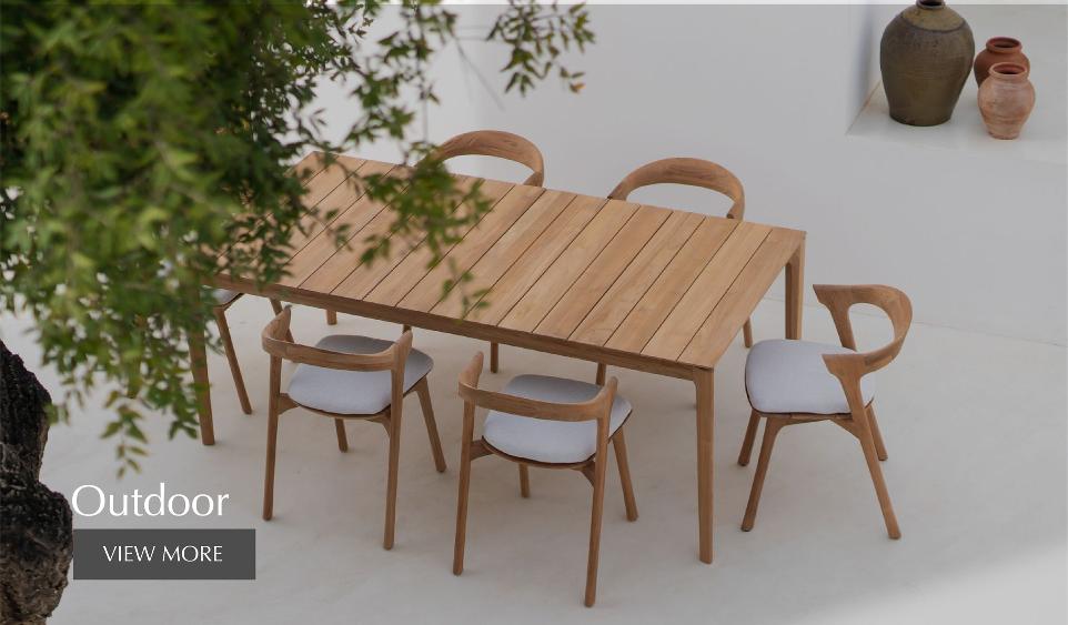 outdoor table set wood furniture