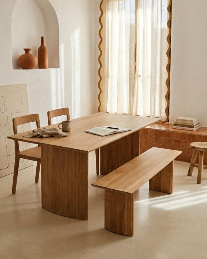 Solid Oak & Teak Dining Tables
