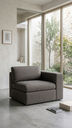 Ethnicraft - Mellow Sofa - End Seater with Left Armrest