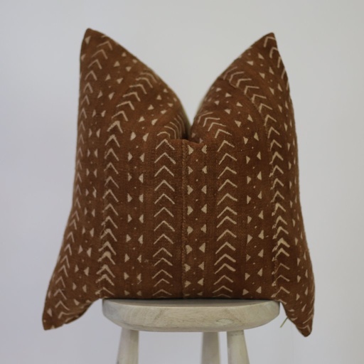 Mae Woven - Maha Rust Cushion Cover with Insert 45cm x 45cm