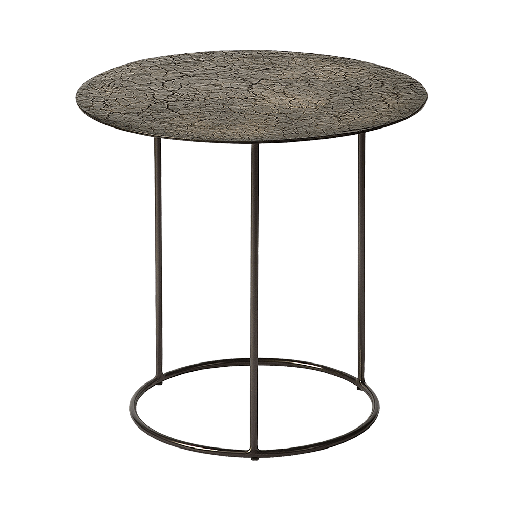 Celeste Side Table Lava Linear/Black