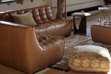 N701 Padded Modular Sofa Footstool
