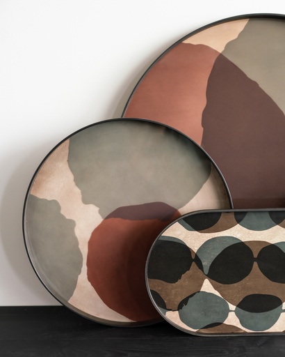 Overlapping Dots Tray
