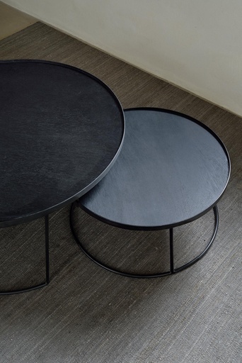 Round Tray Coffee Table Set - Extra Large