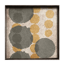 Ethnicraft - Accessorie - Cinnamon Layered Dots Square Tray