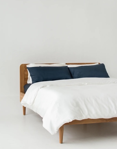 TENCEL™ Fitted Sheet Set - Chalk White