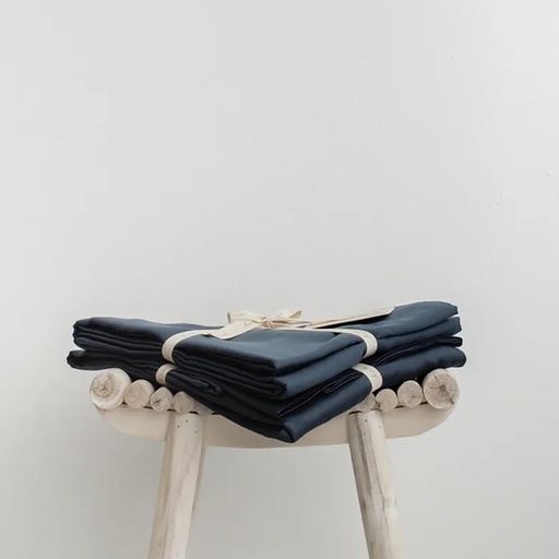 TENCEL™ Fitted Sheet Set - Midnight Blue
