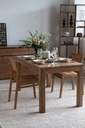 Reclaimed teak straight dining table ex 1 chair 2.jpg