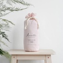 Annette - French Linen Fitted Sheet Set - Soft Blush